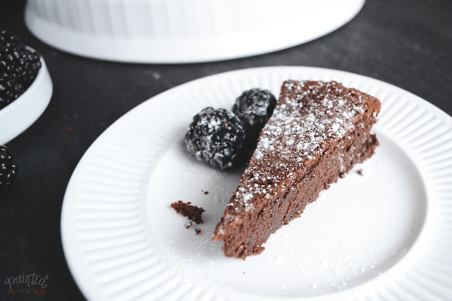 Flourless Chocolate Cake recipe by Painted Fork