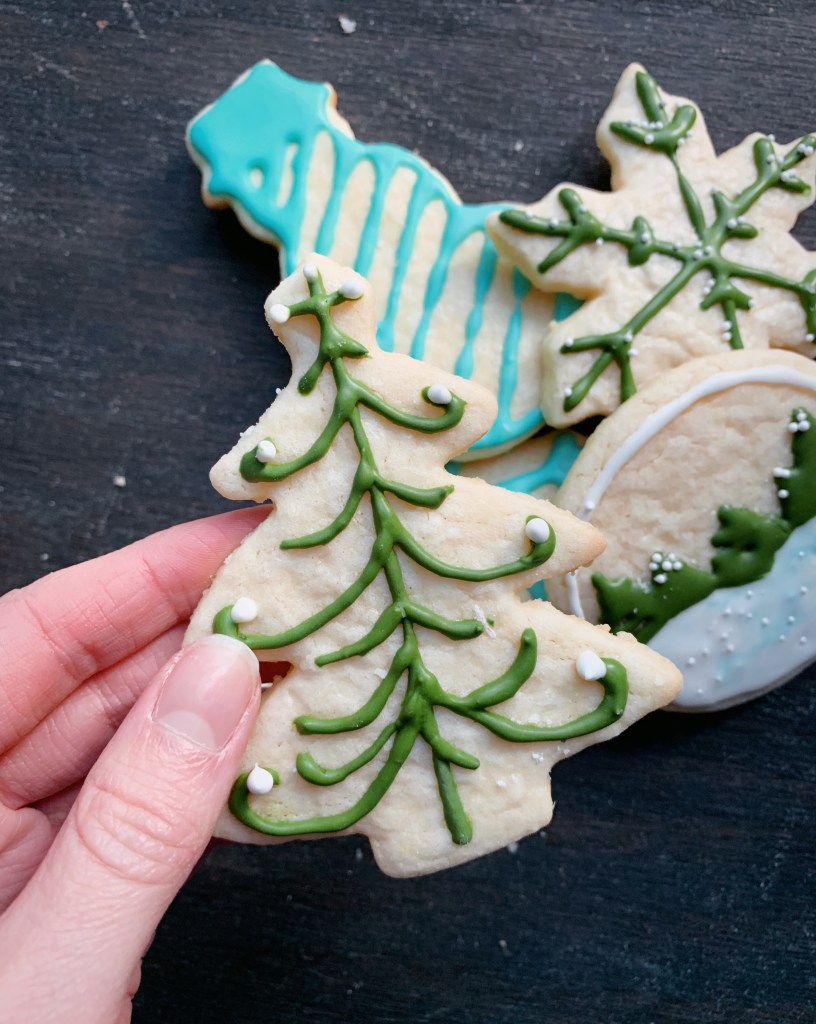Painted Fork | Best Cut Out Sugar Cookies and Royal Icing
